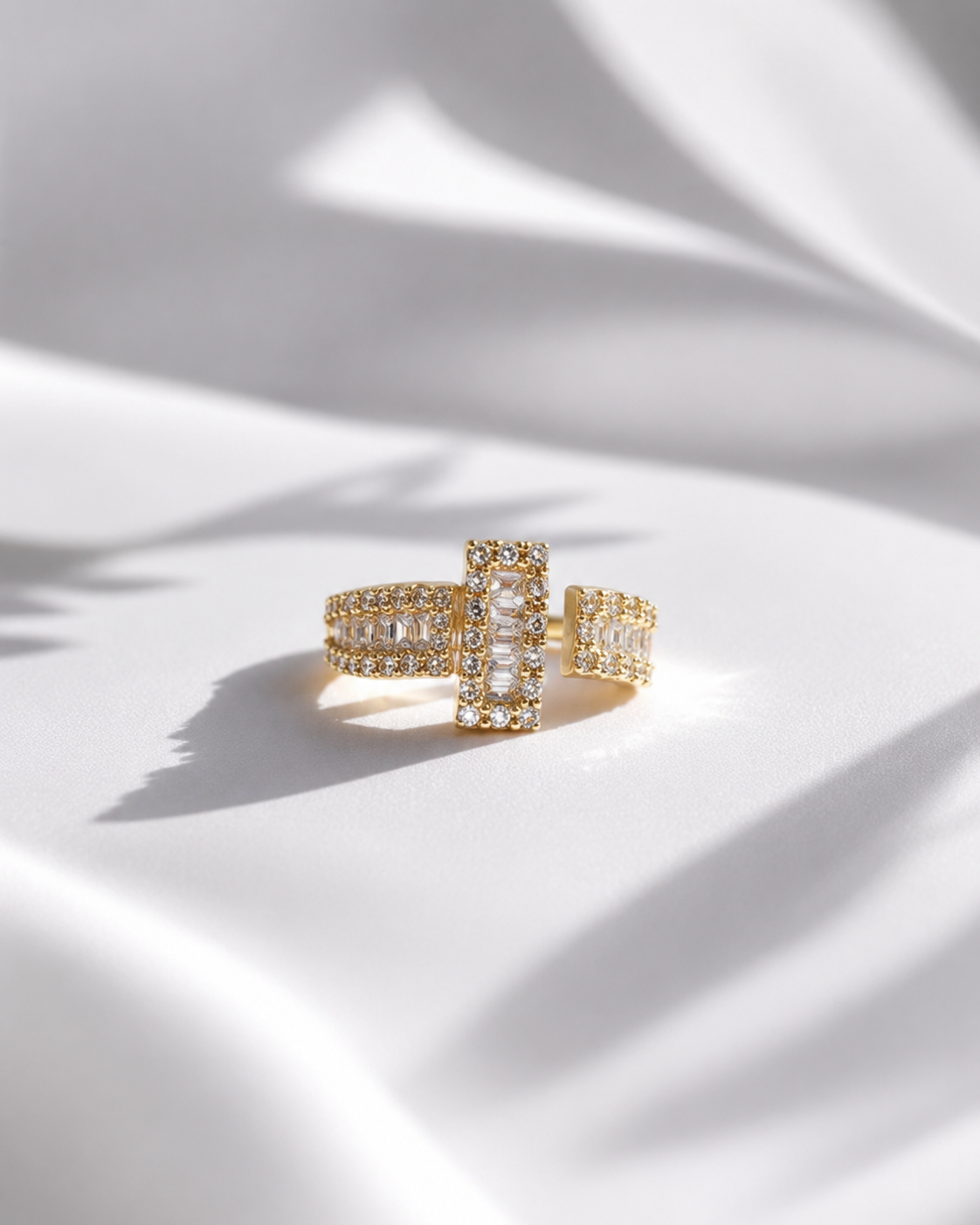 Golden Open-Front Ring - Image 2